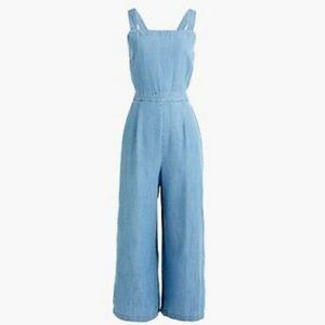 Cross Back Chambray Jumper Size 4